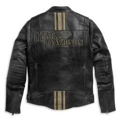 H-D Triple Vent Passing Link II Leather Jacket