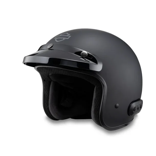 Fury Bluetooth 3/4 Helmet - Matte Black