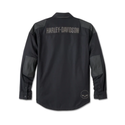 Men's Willie G Skull Graphic Operative 2.0 Riding Shirt Jacket