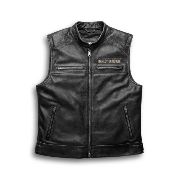 Men's Passing Link Leather Vest