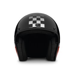 HELMET-APREX SUN SHIELD 3/4 BLACK/ORANGE ECE