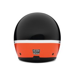 HELMET-APREX SUN SHIELD 3/4 BLACK/ORANGE ECE