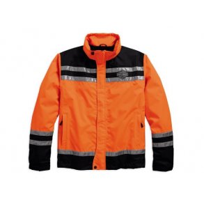 Hi-Visibility Reflective Rain Jacket Men