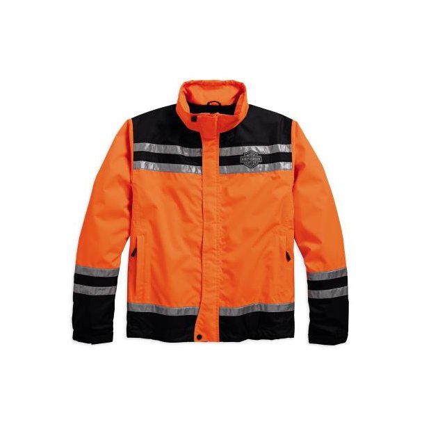 Hi-Visibility Reflective Rain Jacket Men