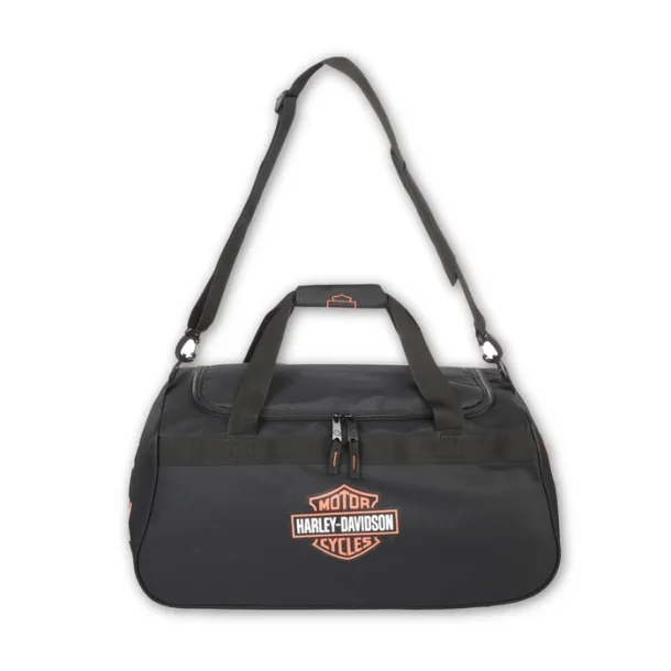 B&S Logo Duffel Black/Orange