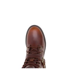 Sienna Lace Boot - Brown