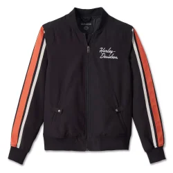 Iconic Sleeve Stripe Bomber Jacket 