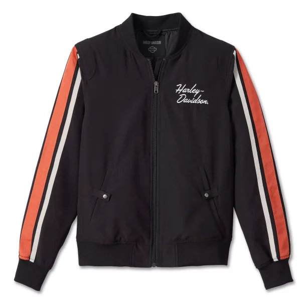 Iconic Sleeve Stripe Bomber Jacket 