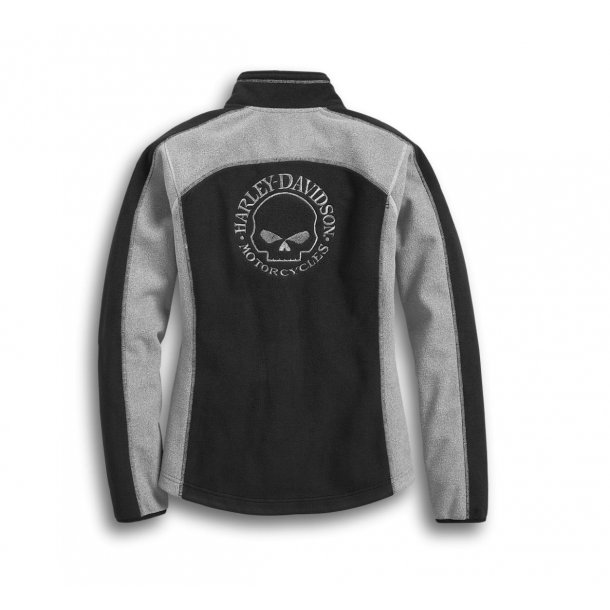 WOMEN'S SKULL WINDPROOF FLEECE JACKET