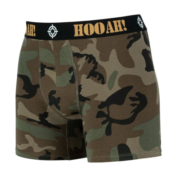 ARMY SURPLUS WOODLAND HOOAH BOXERSHORT