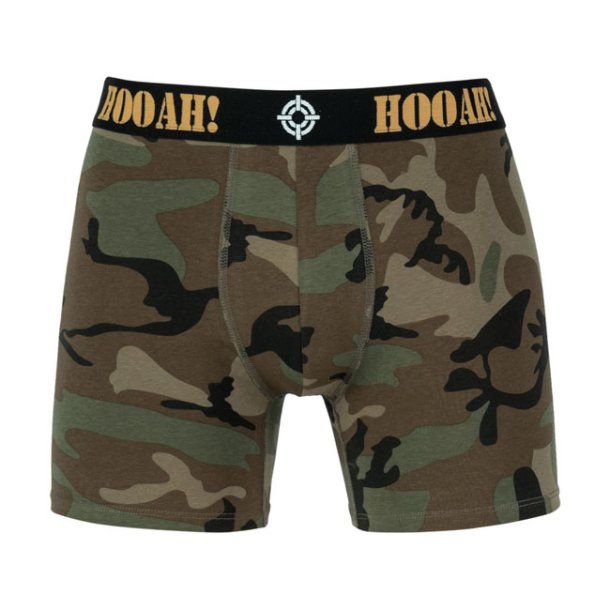 ARMY SURPLUS WOODLAND HOOAH BOXERSHORT