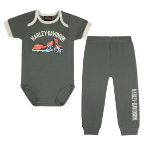 Creeper & Pant Set -Green
