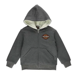 Boys B&S Sherpa Lined Fleece