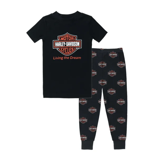 Boys 2 Piece Cotton Snug Fit Pajamas 