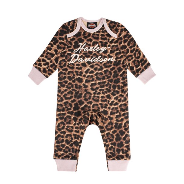 Girl Leopard Coveralls