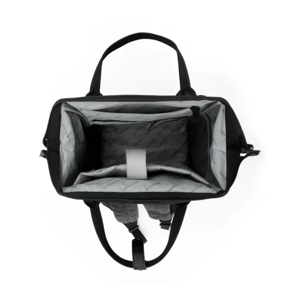 Women's Black Opal Tote Backpack w/ Hideaway Straps