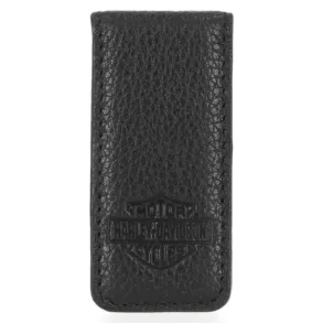 H-D Bar & Shield Leather Money Clip