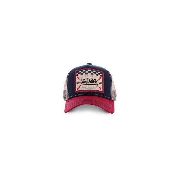 VON DUTCH SQUARE CAP MARINE RED