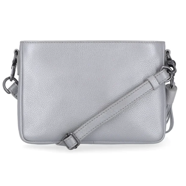 Leather Hip Bag Silvergrey