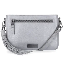 Leather Hip Bag Silvergrey