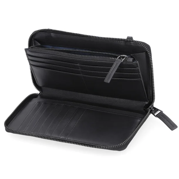 Zip Around Wallet Black