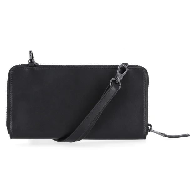 Zip Around Wallet Black