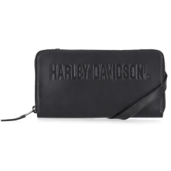 Zip Around Wallet Black