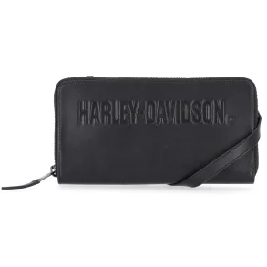 Zip Around Wallet Black