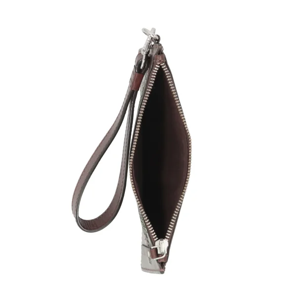 Floral Wristlet  Brown