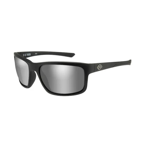 WILEY X ASPHALT TWIN GREY FLASH LENS MATTE BLACK FRAME