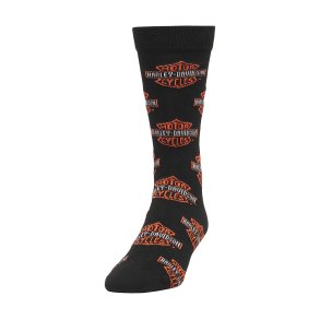 Bar & Shield Crew Socks