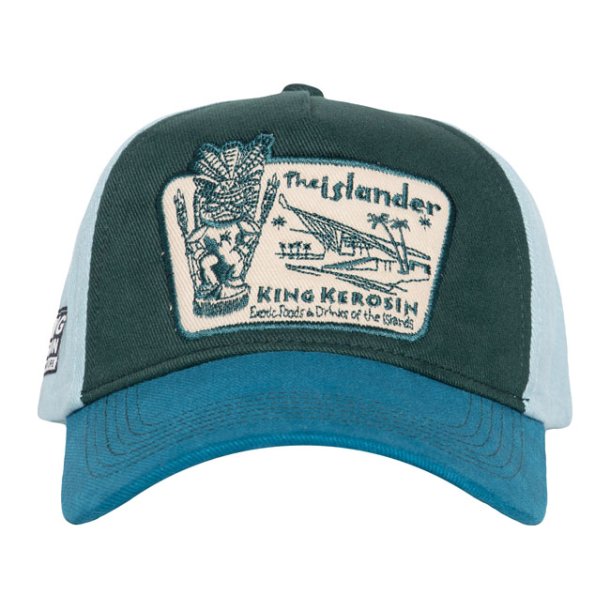 KING KEROSIN THE ISLANDER CAP BLUE/GREEN