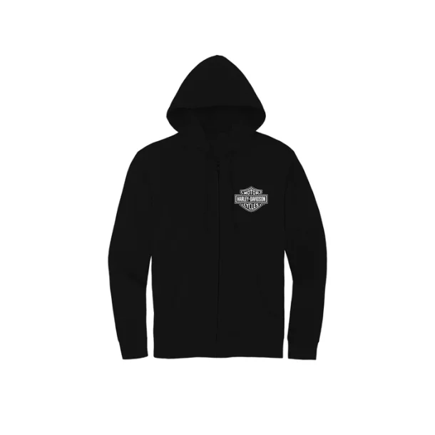 Women's Special Racer Font Zip Front Hoodie