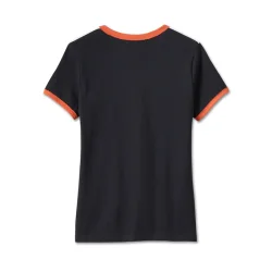 Women's Iconic V-Neck Shoulder Stripe Tee