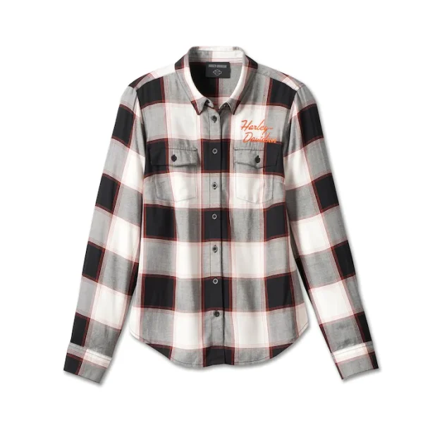 Classic Women's  Logo Plaid Shirt