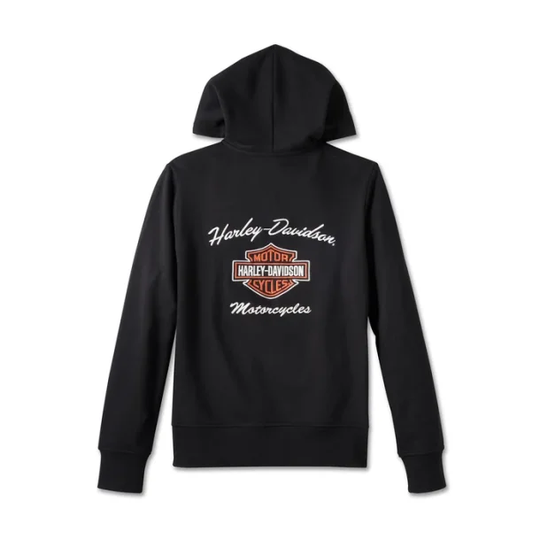 Women's Special Bar &amp; Shield Zip Front Hoodie 