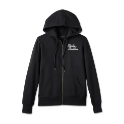 Women's Special Bar &amp; Shield Zip Front Hoodie 