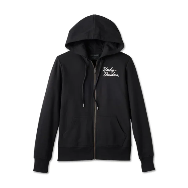 Women's Special Bar &amp; Shield Zip Front Hoodie 