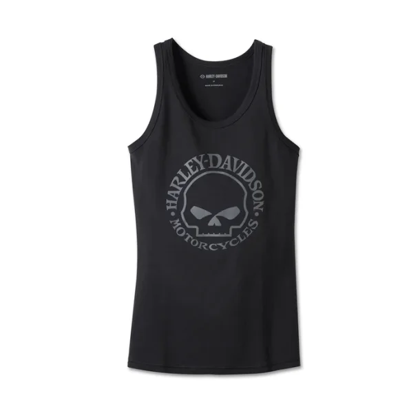 Women's Ultra Classic Skull Tank - Black Beauty