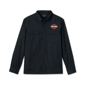 Men's Bar & Shield Long Sleeve Shirt