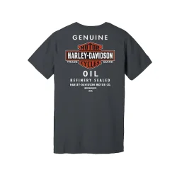 Men's Oil Can Tee - Grey