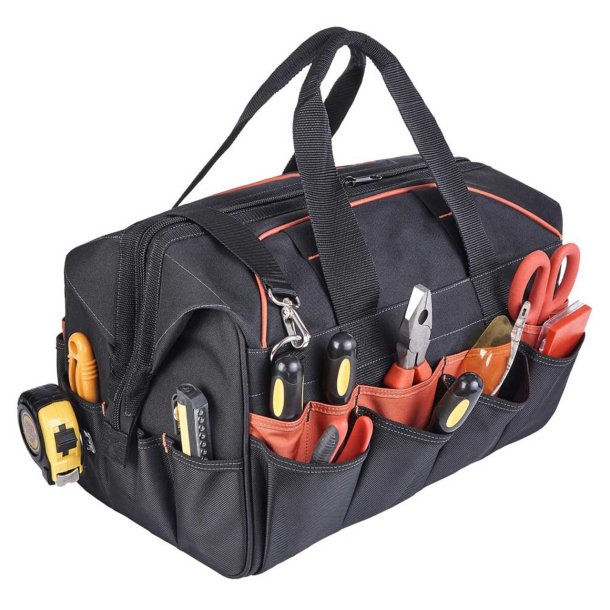 39 Pocket Bar &amp; Shield Logo Industrial Strength Tool Bag