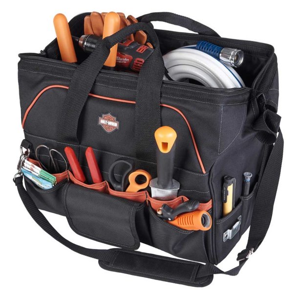 39 Pocket Bar &amp; Shield Logo Industrial Strength Tool Bag