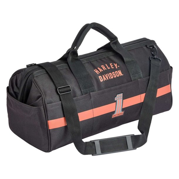 Accessory &amp; Tool Bag, Water-Resistant Multi-Purpose - Black/Rust