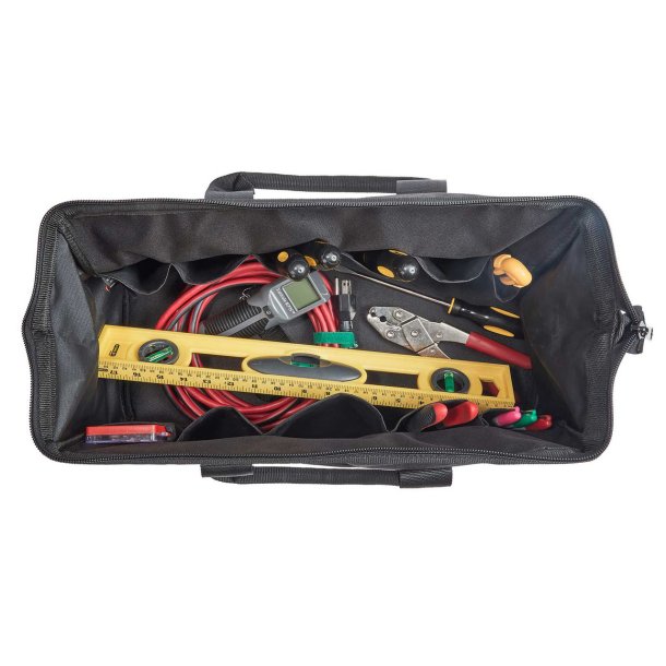 Accessory &amp; Tool Bag, Water-Resistant Multi-Purpose - Black/Rust