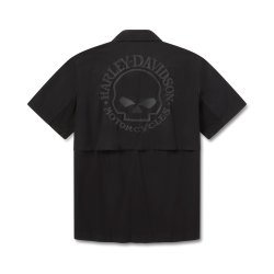 Willie G Skull Short Sleeve Vented Shirt