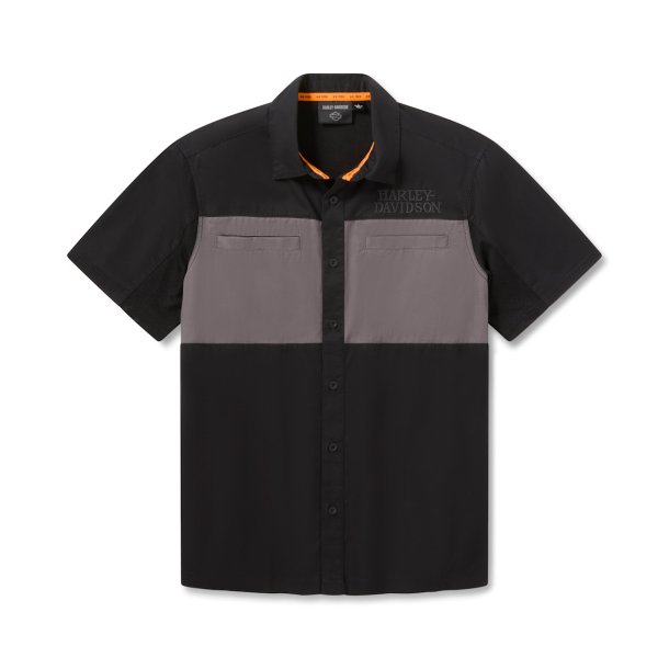 Willie G Skull Short Sleeve Vented Shirt