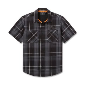 Willie G Skull Vented Stretch Comfort Shirt