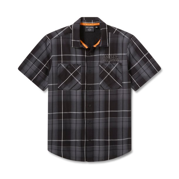 Willie G Skull Vented Stretch Comfort Shirt