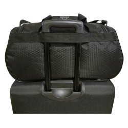 #1 Logo Sports Duffel Bag w/ Shoulder Strap - Off-White Text